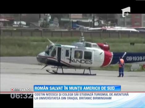 Un turist român a fost salvat în munţii din America de Sud