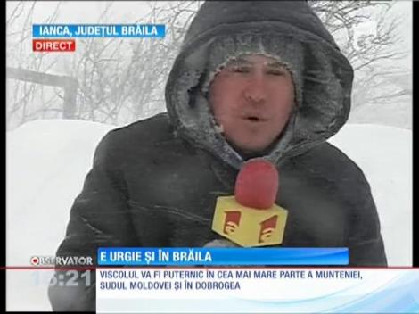 Cod rosu de viscol si ninsori în Brăila!