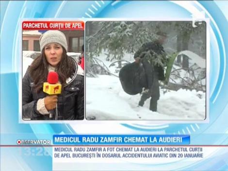 Medicul Radu Zamfir, chemat la audieri în cazul avionului prăbușit în Apuseni