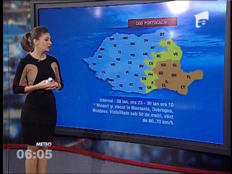 Temperaturile ar putea coborî la -20 de grade Celsius, în Capitală