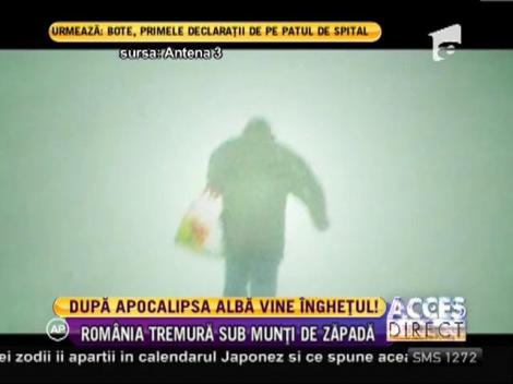 România tremură sub munţi de zăpadă!