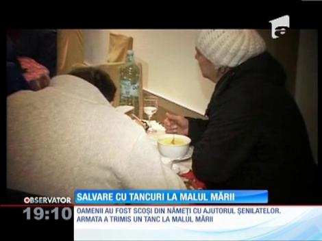 Salvare cu tancuri, în Constanţa