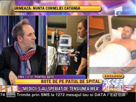 Primele declaraţii ale lui Catalin Botezatu de pe patul de spital