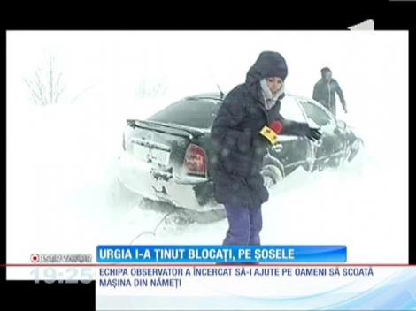 Urgia i-a tinut blocati, pe sosele