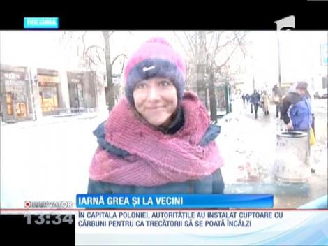 Iarnă grea și în țările vecine