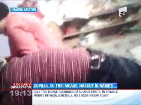 Un bebeluş voinic s-a născut în mijlocul urgiei albe