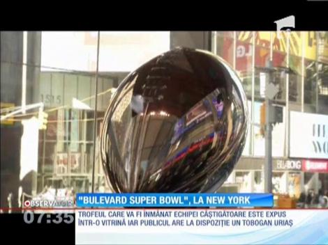 Forfota la New York pentru finala campionatului de fotbal american