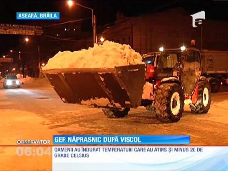 Ger năpraznic după viscol