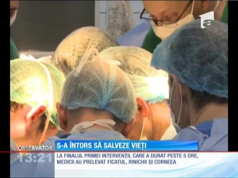 Radu Zamfir s-a întors să salveze vieți