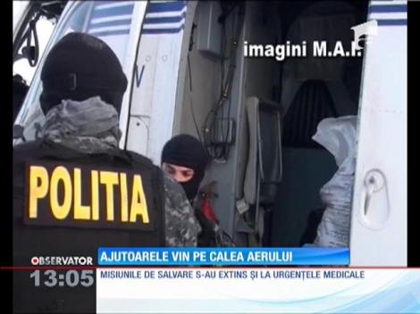 Ajutoarele vin pe calea aerului în Buzău