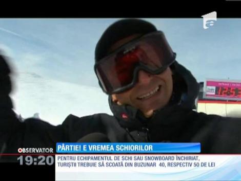 După codul roşu de ninsori, amatorii sporturilor de iarnă au declarat cod roşu de distracţie