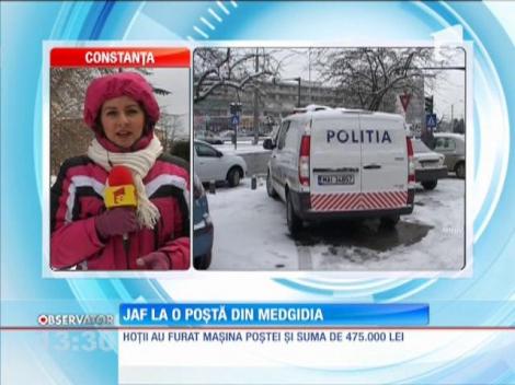 Jaf la o poștă din Medgidia
