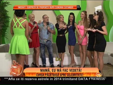 Fetele care intră în cursa pentru ocuparea unui post de asistentă TV