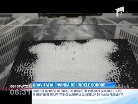 Gravitația, învinsă de undele sonore