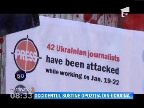 Occidentul susține opoziția din Ucraina