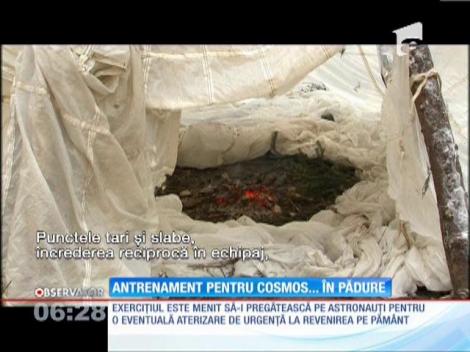 Antrenament pentru Cosmos, în pădure