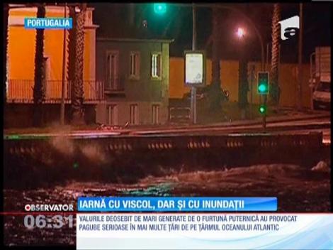 Viscolul şi ninsoarea menţin haosul în Europa