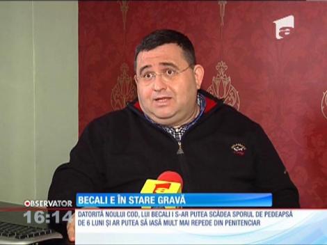 Gigi Becali riscă să rămână paralizat pe partea dreapă!