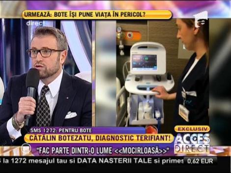 Cătălin Botezatu: ”Sunt predispus la accident vascular sau la comă!”