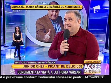 Horia Vârlan, noul jurat Junior Chef. "Am gătit prima oară la şase ani, mămăligă"