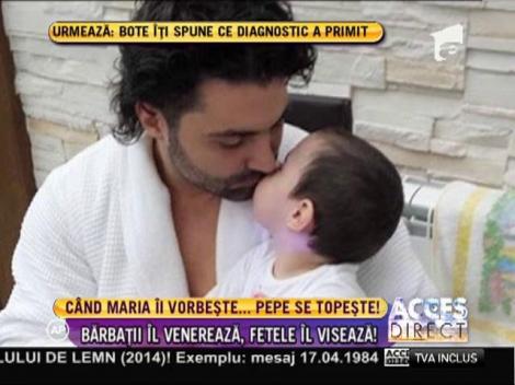 Fiica lui Pepe a început să rostească cuvântul ”tati””
