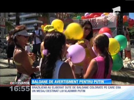 Baloane de avertisment pentru Vladimir Putin