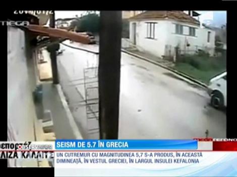 Un cutremur cu magnitudinea 5,7 i-a îngrozit pe greci
