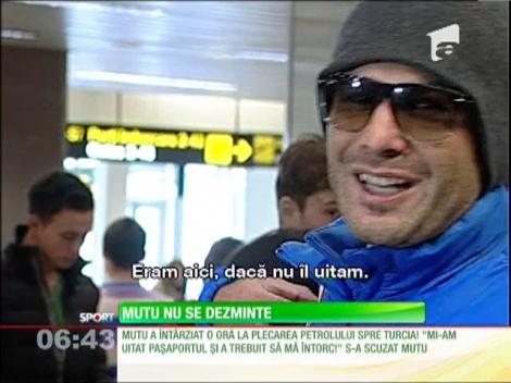 Adi Mutu a comis-o la a doua plecare în Antalya! A fost la un pas să piardă zborul de Turcia