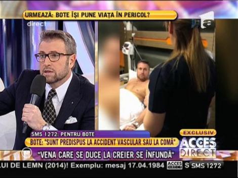 Cătălin Botezatu, diagnostic terifiant: ”Vena care se duce la creier se înfundă!”