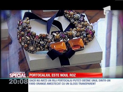 SPECIAL! Portocaliul, culoarea-vedetă în machiaj din 2014