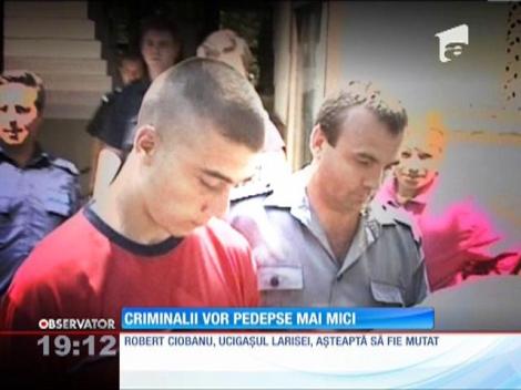 Criminalii României vor pedepse mai mici