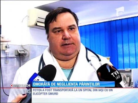 Neglijenţa părinţilor a condamnat-o la moarte pe o copilă de câteva luni