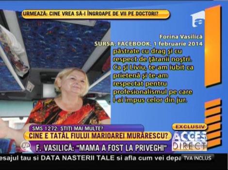 Florina Vasilică, mesaj emoţionant pe Facebook: "Măriorica, îţi mulţumesc pentru că ai existat!"