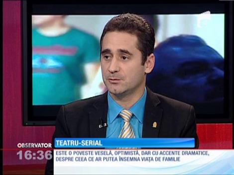 Comedia "Mă mut la... tata?" este primul serial de teatru din România