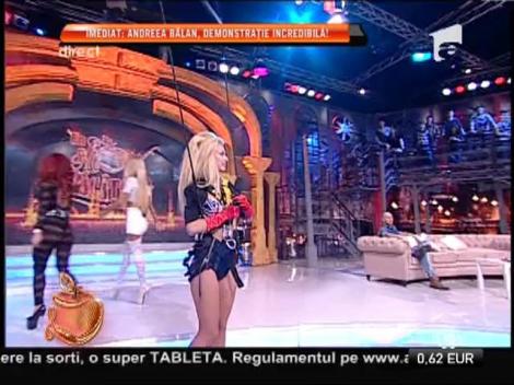 Andreea Bălan, demonstraţie pe care nici Van Damme n-ar îndrăzni sa o încerce!