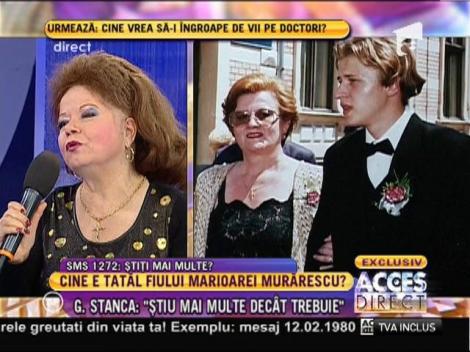 Saveta Bogdan: "Mărioara Murărescu a rămas însărcinată cu un doctor"