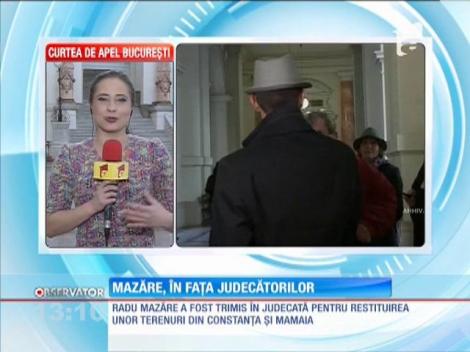 Radu Mazăre a ajuns în faţa magistraţilor