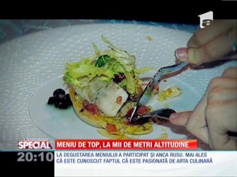 Special! Chef Joseph Hadad, meniu de top, la mii de metri altitudine