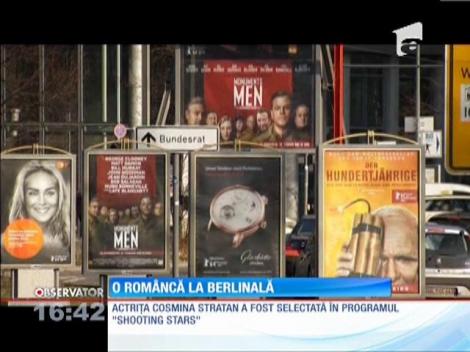 Actriţa româncă Cosmina Stratan selectată la Berlinală
