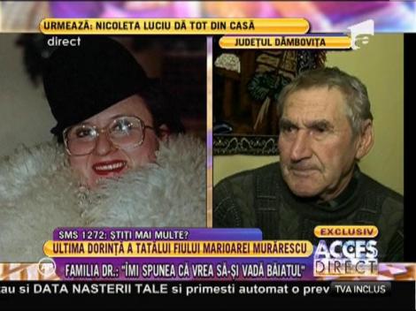 Familia tatălui copilului Marioarei Murărescu: "Îşi dorea mult să-şi vadă băiatul"