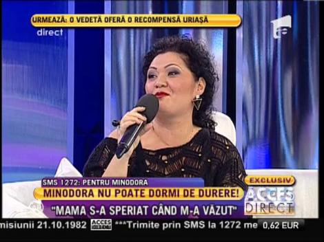 Minodora: "M-am îngrăşat din cauza anticoncepţionalelor. Mi-a apărut chiar şi păr pe faţă!"