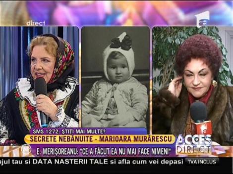 Elena Merişoreanu: "Marioara Murărescu l-a crescut singură pe Petrişor"