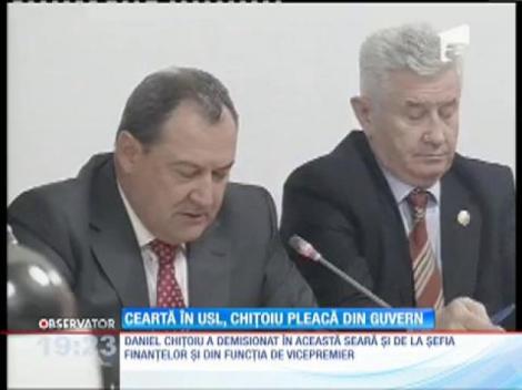 Ceartă în USL, Daniel Chiţoiu pleacă din Guvern