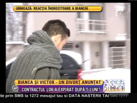 Cuplul Bianca şi Victor, un divorţ anunţat