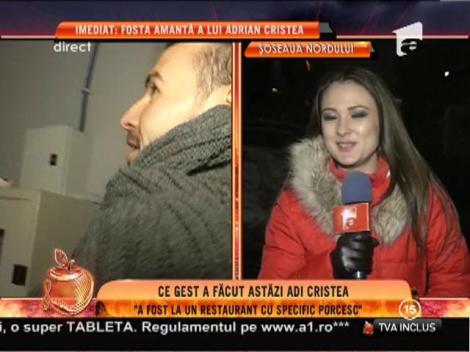 Ce a făcut Adi Cristea în ziua divorţului Biancăi! A mers la stomatolog şi la un restaurant cu specific porcesc