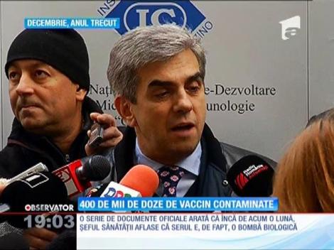 400 de mii de doze de vaccin antigripal produse la Institutul Cantacuzino sunt contaminate!