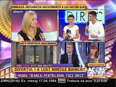 Mara Banică: "Nunta dintre Bianca şi Victor a fost forţată"