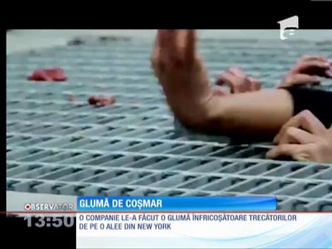 Glumă de coşmar pe o alee din New York