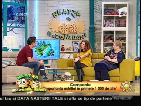 Campania „Importanţa nutriţiei în primele 1.000 de zile