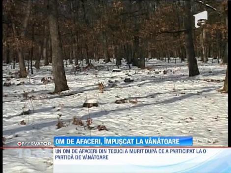 Om de afaceri, împuşcat la vânătoare